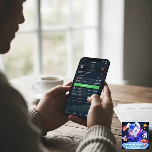 Usuário do 777bf acessa serviços VIP pelo celular.