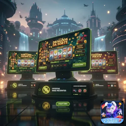 Tela do aplicativo 777bf exibindo jogos VIP de slots.