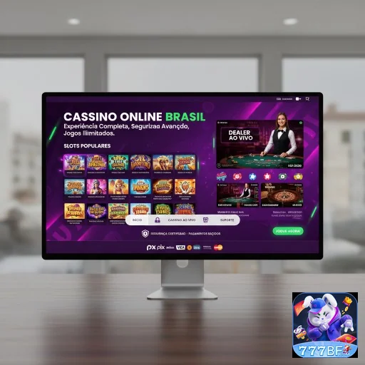 Tela do 777bf mostrando jogos e suporte VIP online.