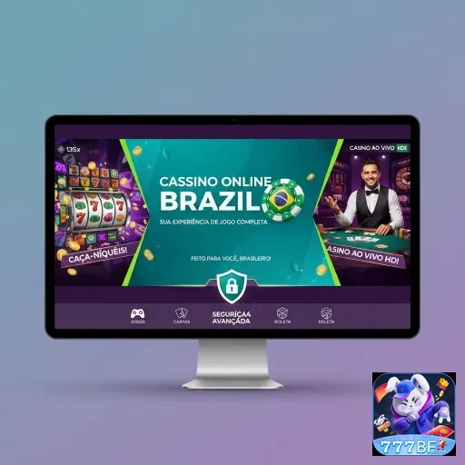 Tela do 777bf mostrando cassino online e serviços VIP.