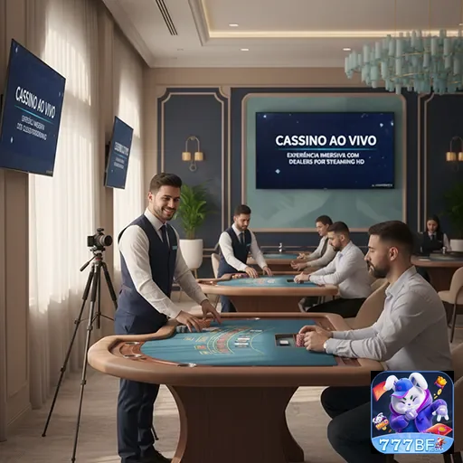 Jogos de cassino ao vivo com dealers na 777bf