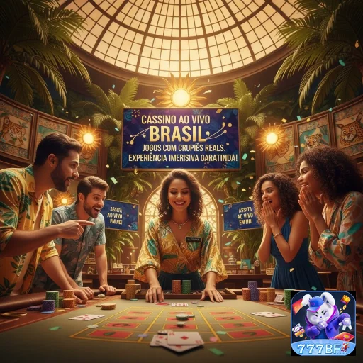 Jogadores interagindo em cassino ao vivo no 777bf.