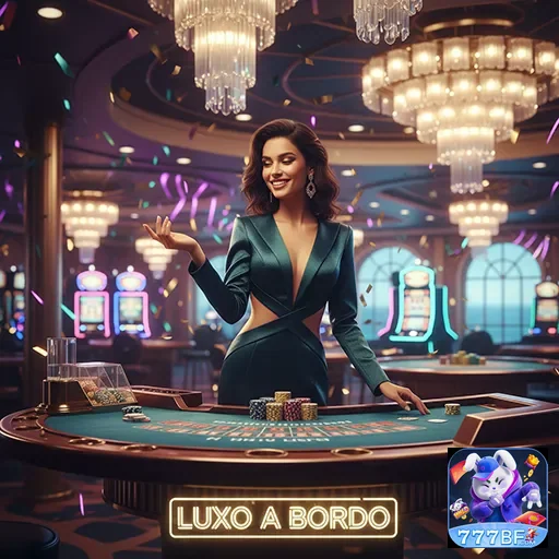 Jogadora em cassino da 777bf mostrando serviços VIP.