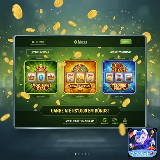Tela de jogo VIP da 777bf com opções de slots.