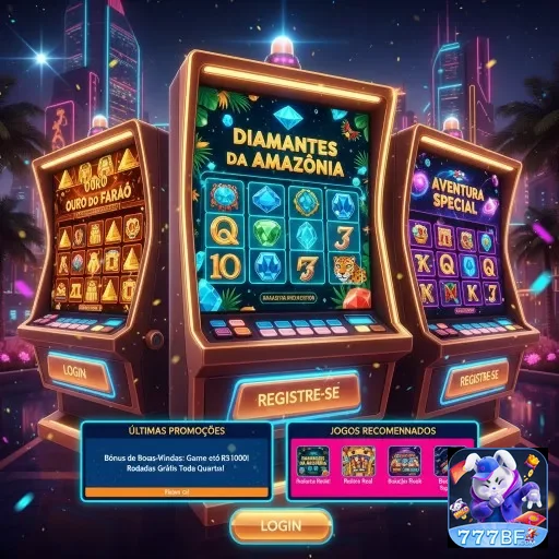 Interface da 777bf mostrando jogos e promoções VIP.