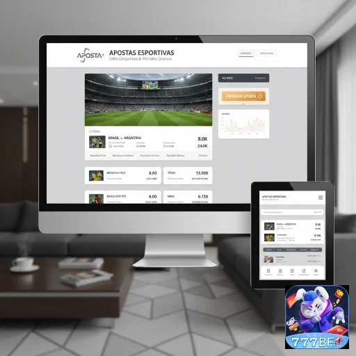 Tela do 777bf mostrando apostas esportivas em destaque.